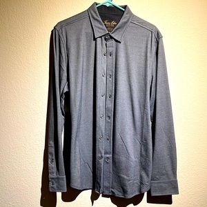 Tasso Elba Supima Mens Button Down Shirt